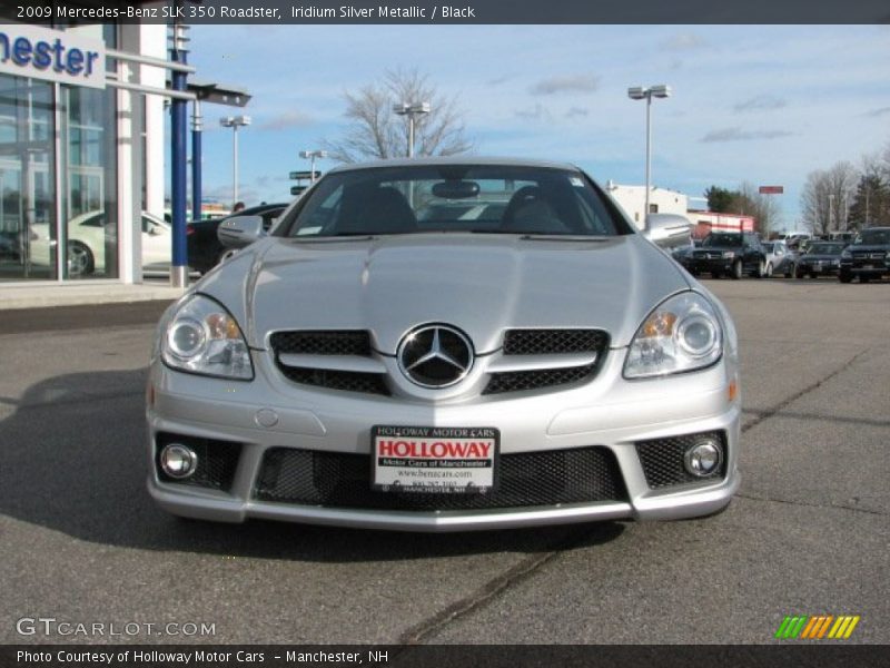 Iridium Silver Metallic / Black 2009 Mercedes-Benz SLK 350 Roadster