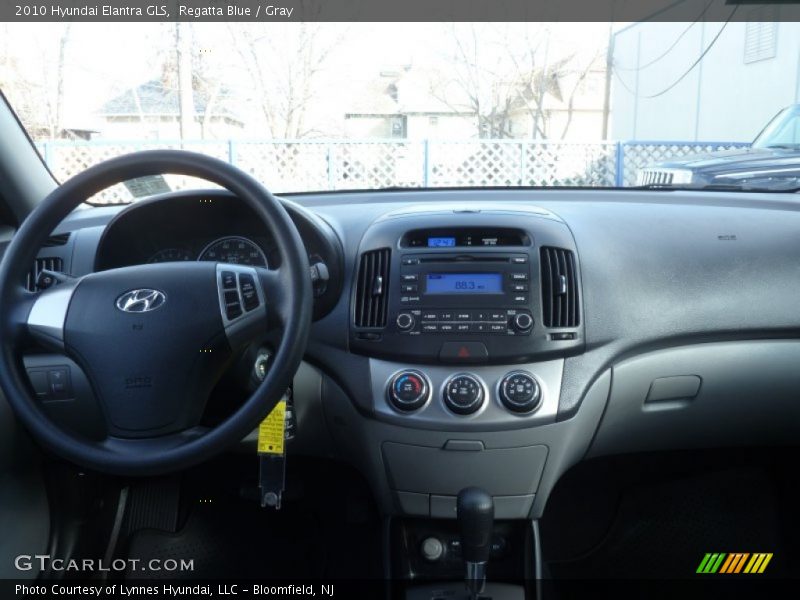 Regatta Blue / Gray 2010 Hyundai Elantra GLS