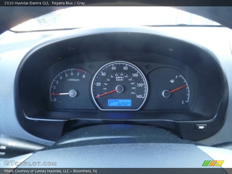Regatta Blue / Gray 2010 Hyundai Elantra GLS