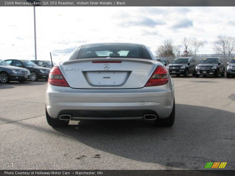 Iridium Silver Metallic / Black 2009 Mercedes-Benz SLK 350 Roadster
