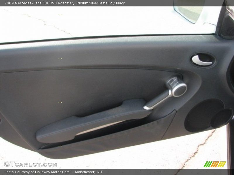 Iridium Silver Metallic / Black 2009 Mercedes-Benz SLK 350 Roadster