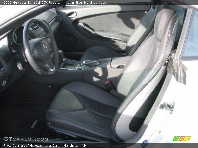 Iridium Silver Metallic / Black 2009 Mercedes-Benz SLK 350 Roadster