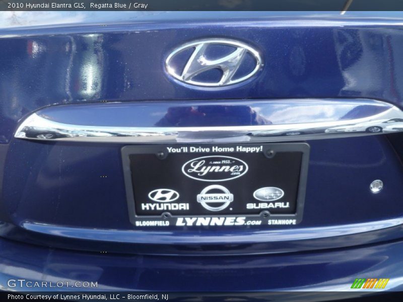 Regatta Blue / Gray 2010 Hyundai Elantra GLS