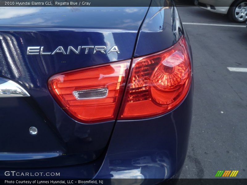 Regatta Blue / Gray 2010 Hyundai Elantra GLS
