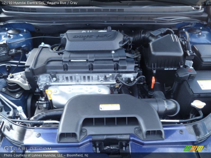 Regatta Blue / Gray 2010 Hyundai Elantra GLS