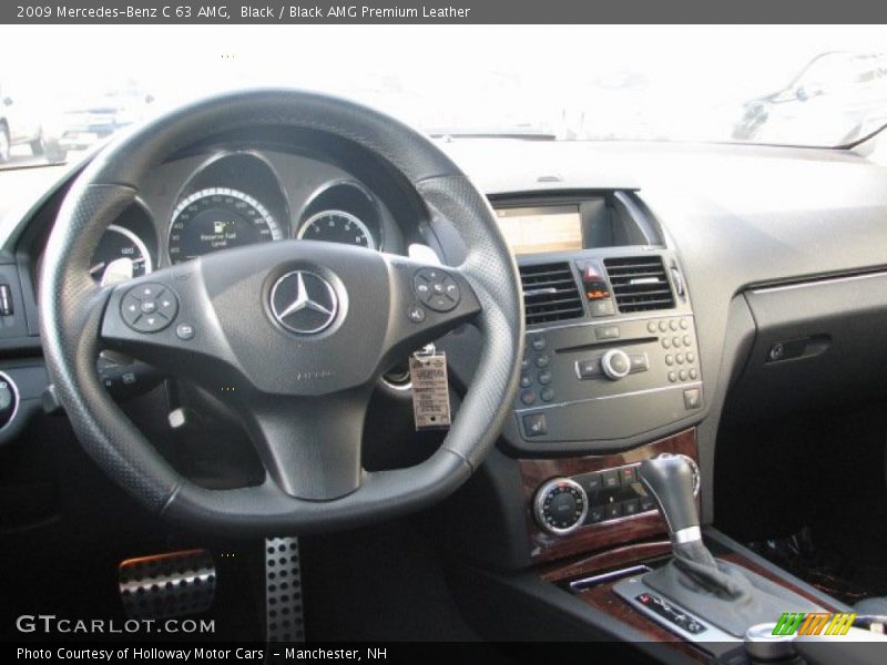 Black / Black AMG Premium Leather 2009 Mercedes-Benz C 63 AMG