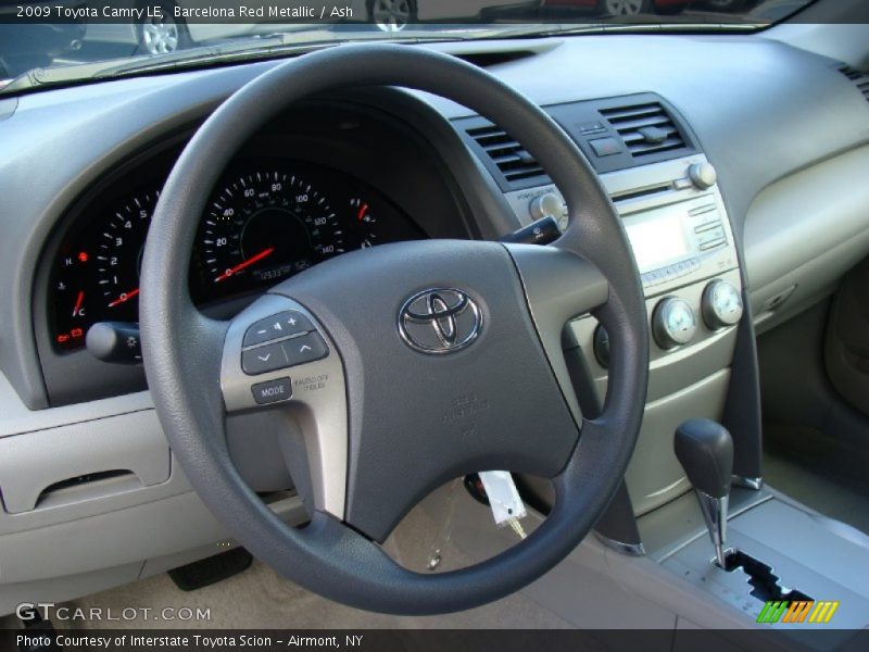 Barcelona Red Metallic / Ash 2009 Toyota Camry LE
