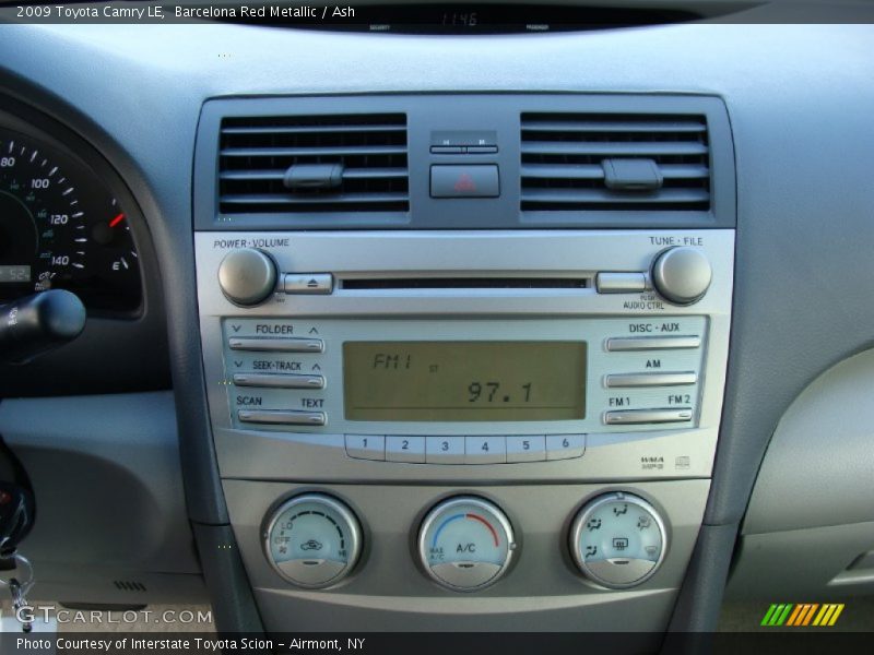 Barcelona Red Metallic / Ash 2009 Toyota Camry LE