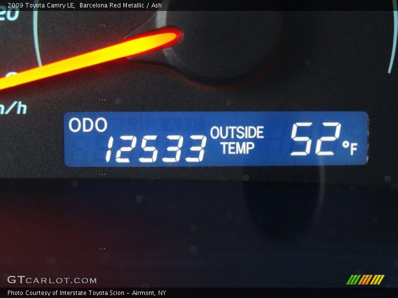 Barcelona Red Metallic / Ash 2009 Toyota Camry LE