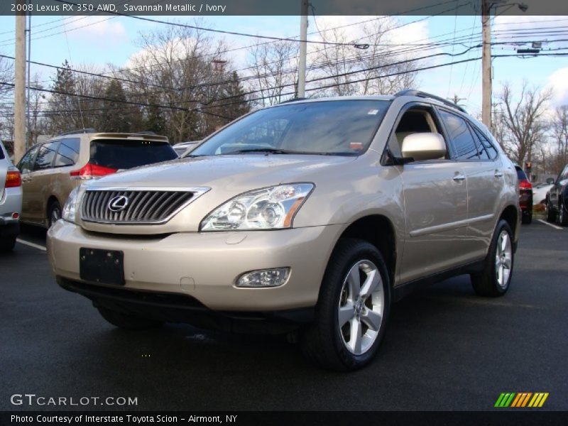 Savannah Metallic / Ivory 2008 Lexus RX 350 AWD