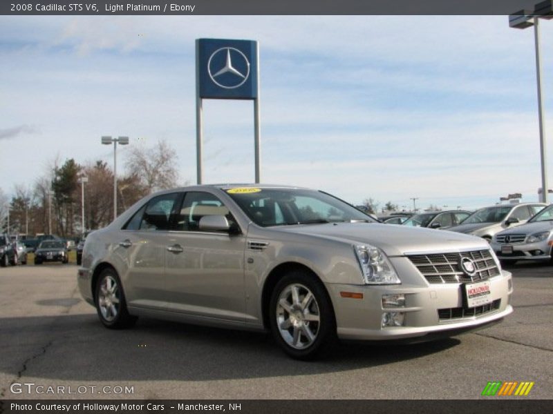 Light Platinum / Ebony 2008 Cadillac STS V6