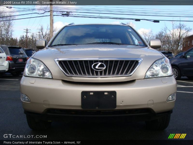 Savannah Metallic / Ivory 2008 Lexus RX 350 AWD