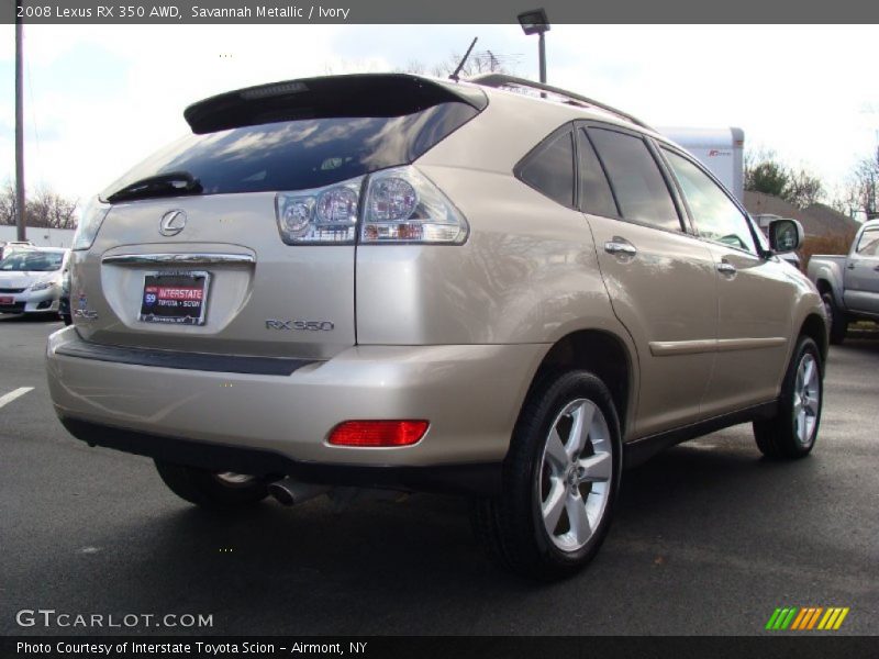 Savannah Metallic / Ivory 2008 Lexus RX 350 AWD
