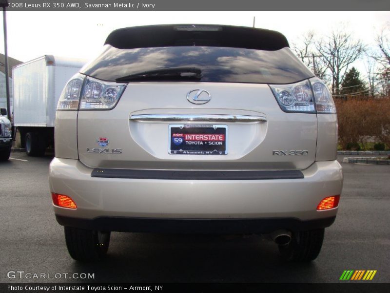 Savannah Metallic / Ivory 2008 Lexus RX 350 AWD