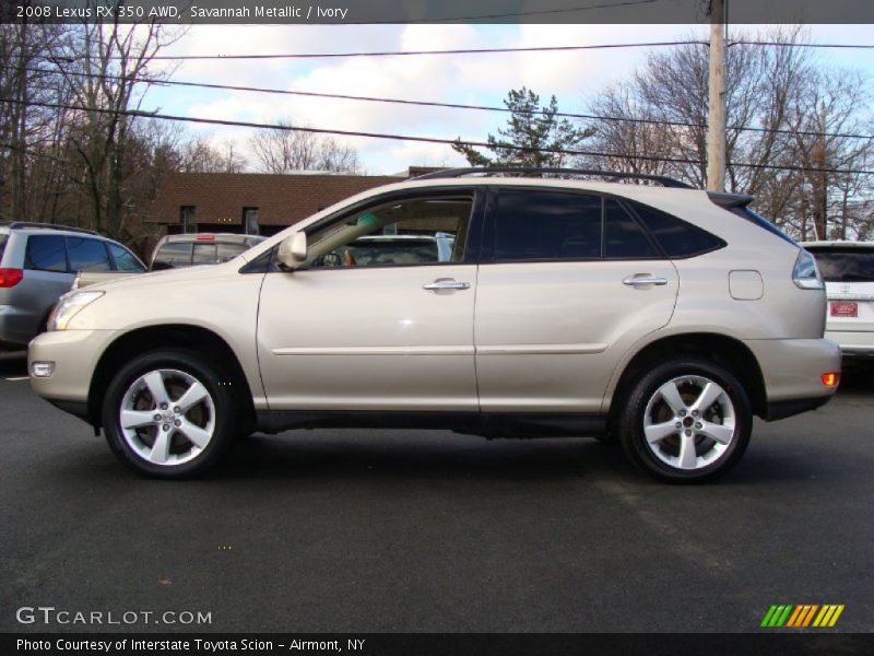 Savannah Metallic / Ivory 2008 Lexus RX 350 AWD