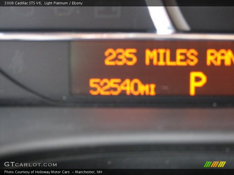 Light Platinum / Ebony 2008 Cadillac STS V6