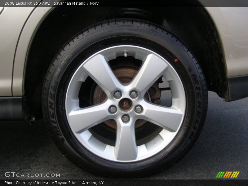 Savannah Metallic / Ivory 2008 Lexus RX 350 AWD