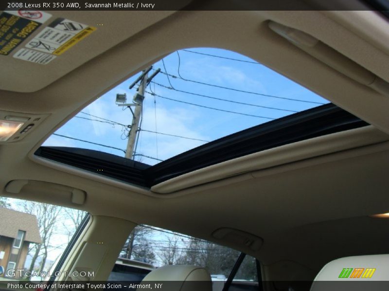 Savannah Metallic / Ivory 2008 Lexus RX 350 AWD