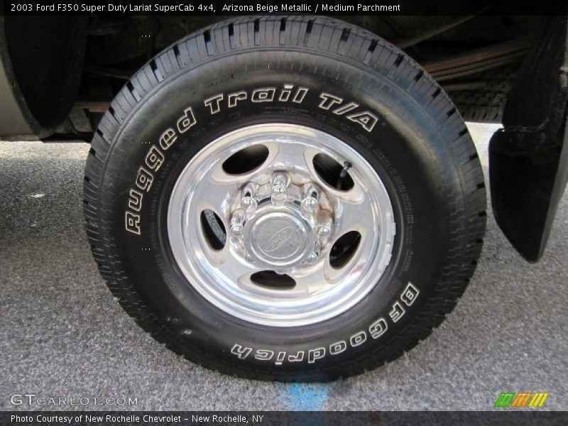 Arizona Beige Metallic / Medium Parchment 2003 Ford F350 Super Duty Lariat SuperCab 4x4