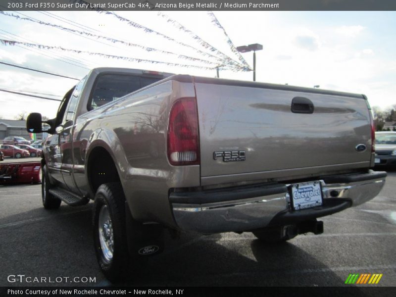 Arizona Beige Metallic / Medium Parchment 2003 Ford F350 Super Duty Lariat SuperCab 4x4