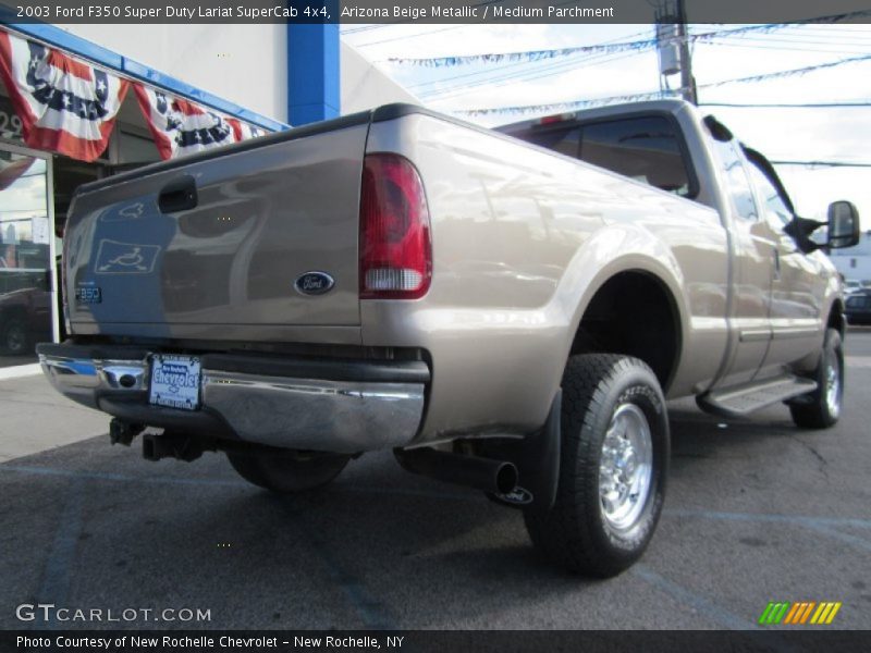 Arizona Beige Metallic / Medium Parchment 2003 Ford F350 Super Duty Lariat SuperCab 4x4