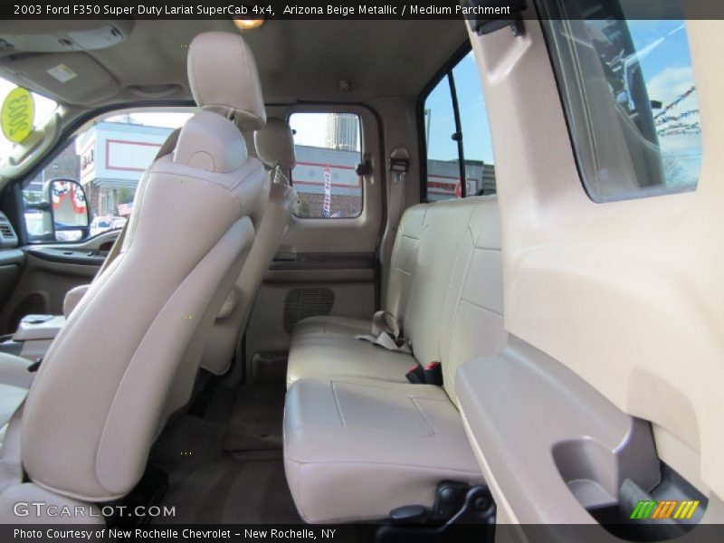 Arizona Beige Metallic / Medium Parchment 2003 Ford F350 Super Duty Lariat SuperCab 4x4
