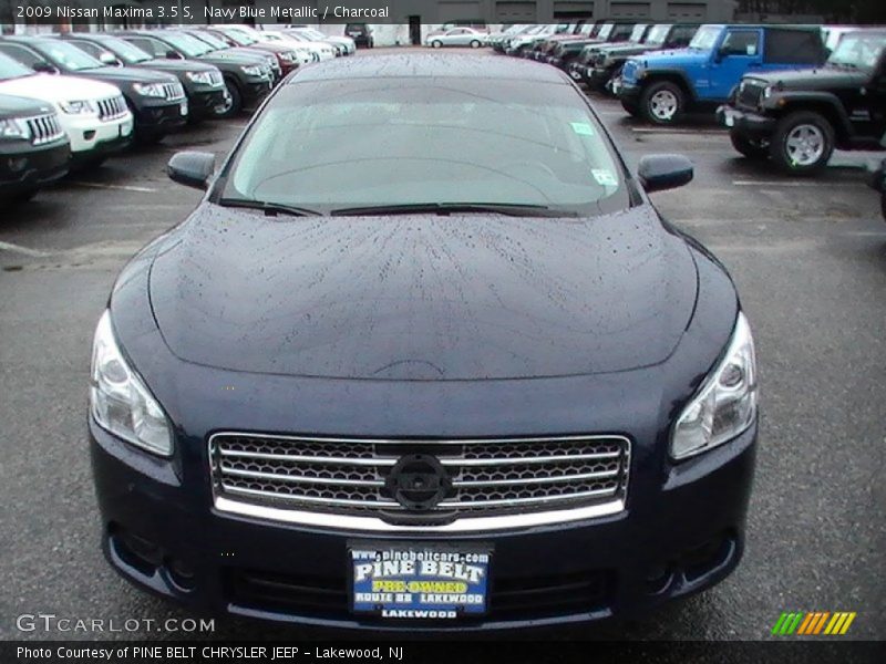 Navy Blue Metallic / Charcoal 2009 Nissan Maxima 3.5 S