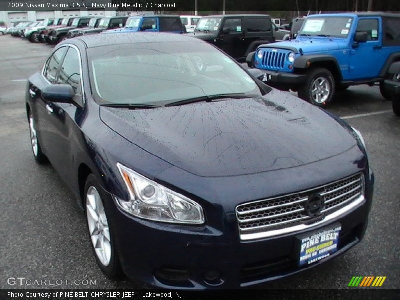 Navy Blue Metallic / Charcoal 2009 Nissan Maxima 3.5 S