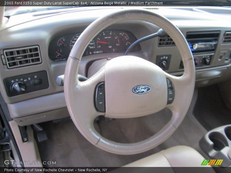  2003 F350 Super Duty Lariat SuperCab 4x4 Steering Wheel