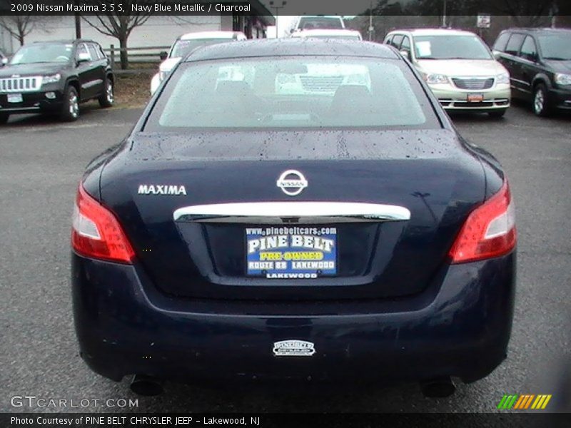 Navy Blue Metallic / Charcoal 2009 Nissan Maxima 3.5 S
