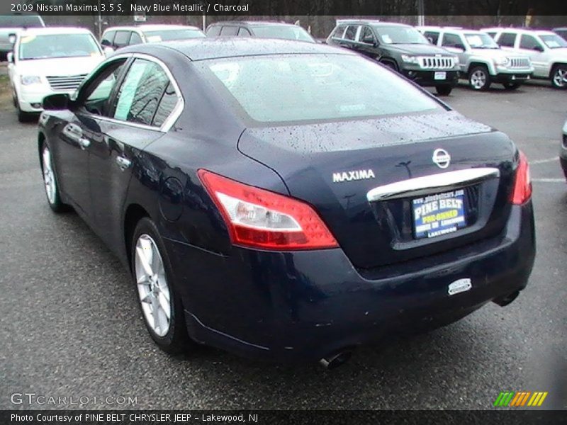 Navy Blue Metallic / Charcoal 2009 Nissan Maxima 3.5 S