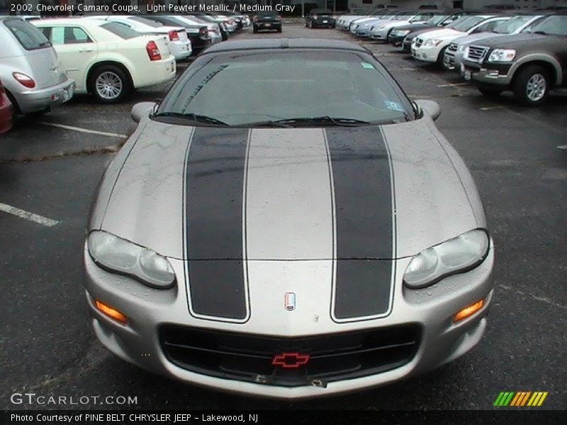 Light Pewter Metallic / Medium Gray 2002 Chevrolet Camaro Coupe