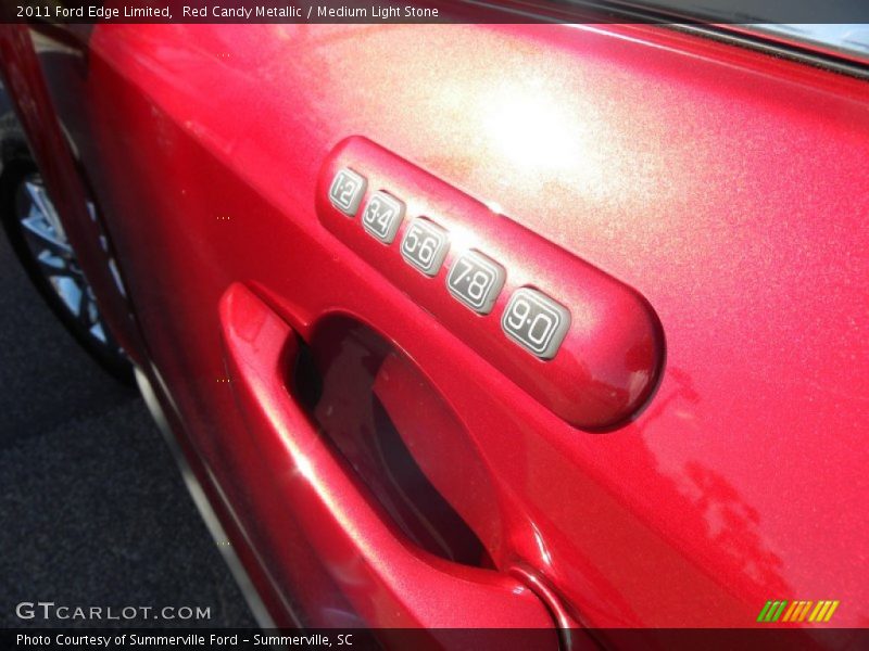 Red Candy Metallic / Medium Light Stone 2011 Ford Edge Limited
