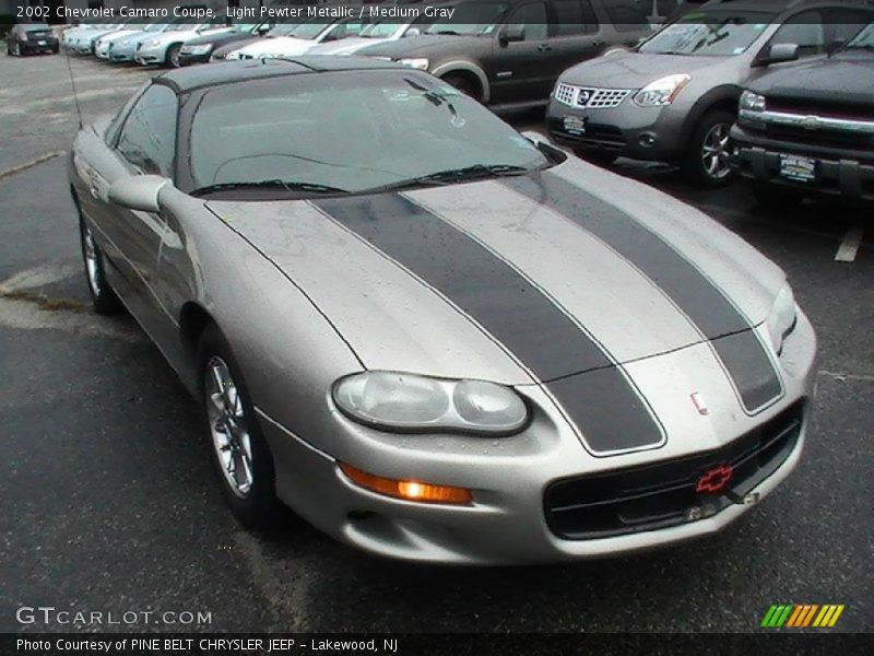 Light Pewter Metallic / Medium Gray 2002 Chevrolet Camaro Coupe