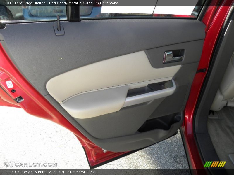 Red Candy Metallic / Medium Light Stone 2011 Ford Edge Limited