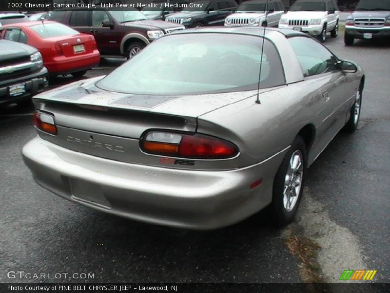 Light Pewter Metallic / Medium Gray 2002 Chevrolet Camaro Coupe