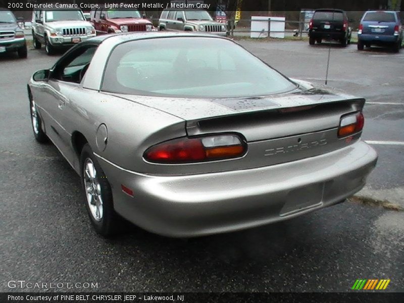 Light Pewter Metallic / Medium Gray 2002 Chevrolet Camaro Coupe