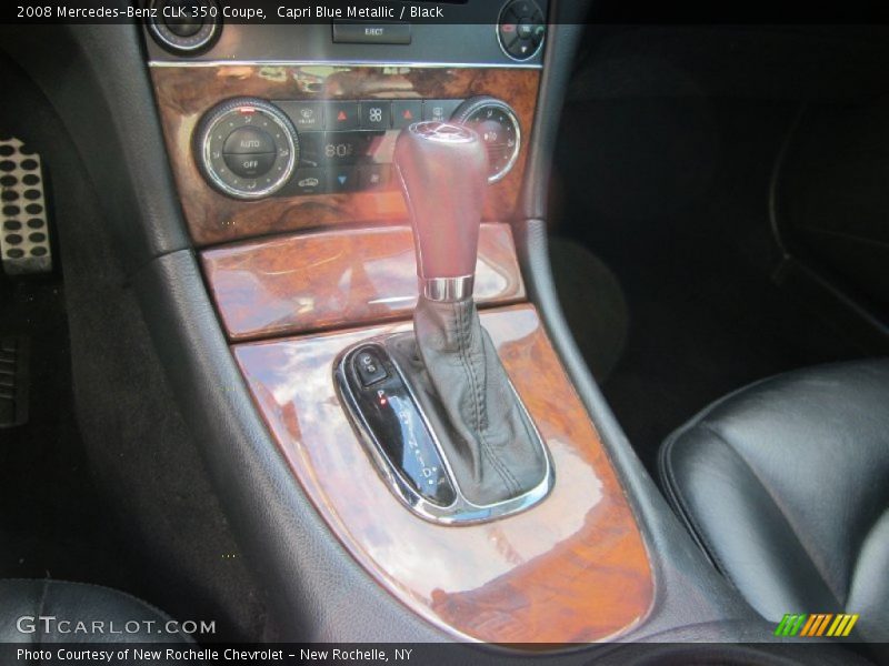 Capri Blue Metallic / Black 2008 Mercedes-Benz CLK 350 Coupe