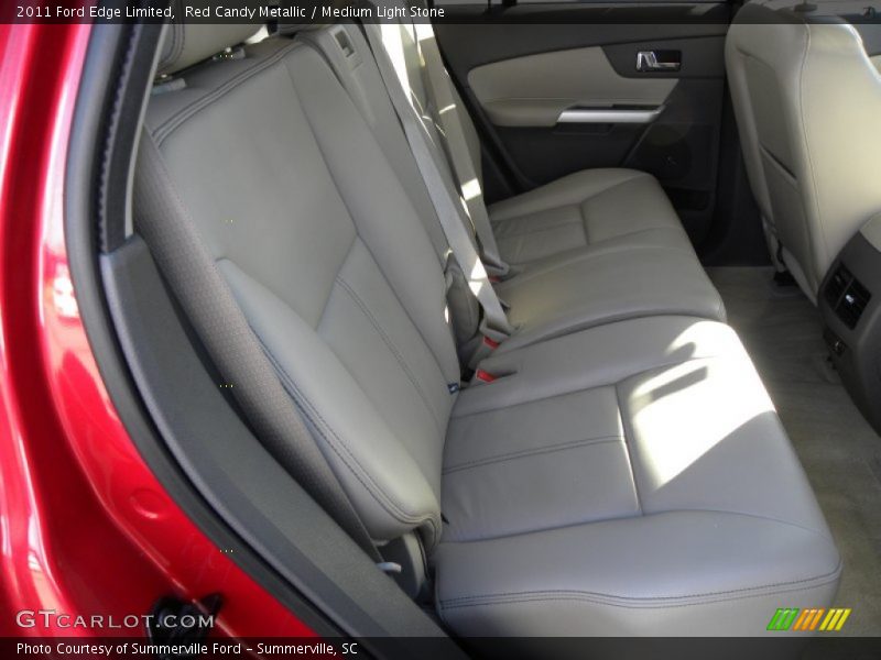 Red Candy Metallic / Medium Light Stone 2011 Ford Edge Limited