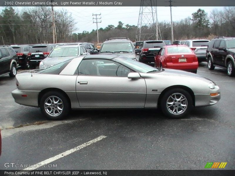 Light Pewter Metallic / Medium Gray 2002 Chevrolet Camaro Coupe
