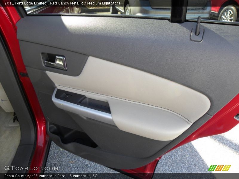 Red Candy Metallic / Medium Light Stone 2011 Ford Edge Limited