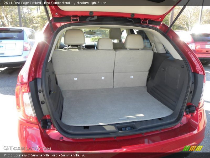 Red Candy Metallic / Medium Light Stone 2011 Ford Edge Limited