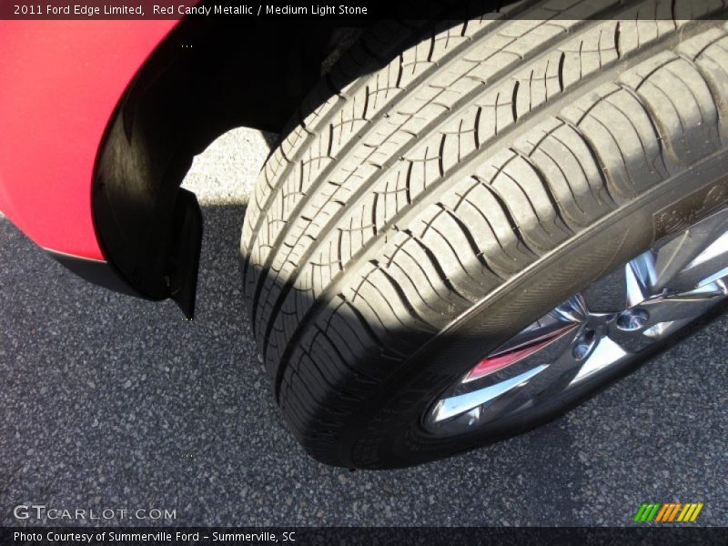 Red Candy Metallic / Medium Light Stone 2011 Ford Edge Limited