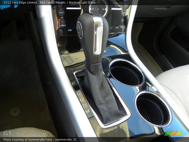 Red Candy Metallic / Medium Light Stone 2011 Ford Edge Limited