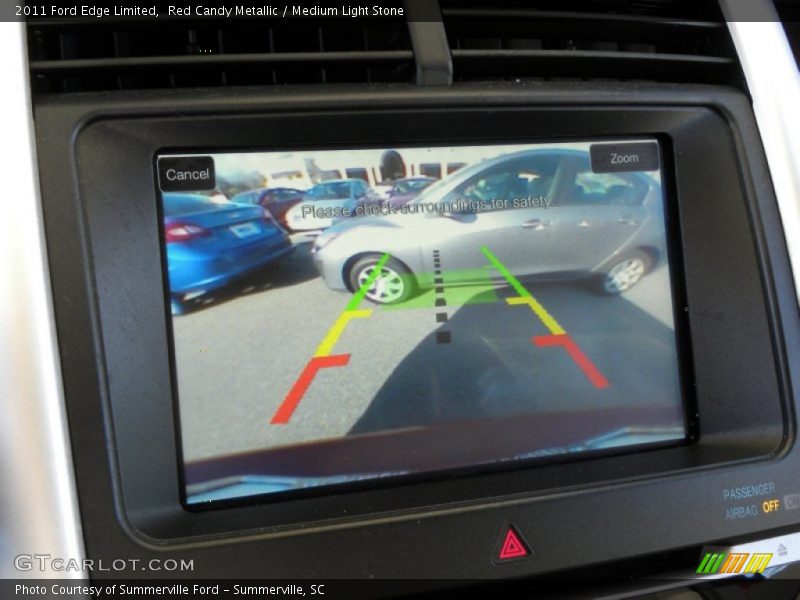 Red Candy Metallic / Medium Light Stone 2011 Ford Edge Limited