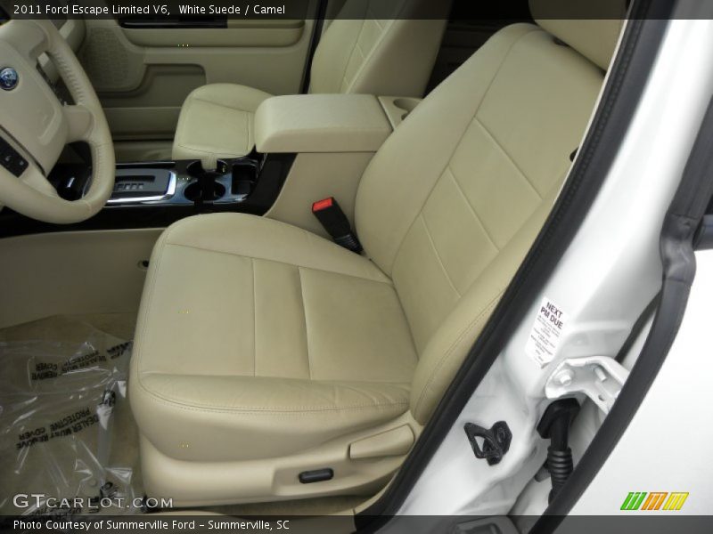 White Suede / Camel 2011 Ford Escape Limited V6