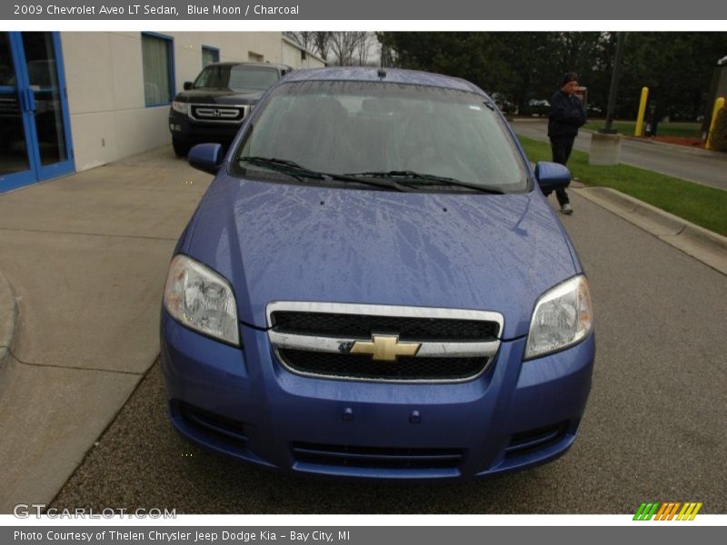 Blue Moon / Charcoal 2009 Chevrolet Aveo LT Sedan