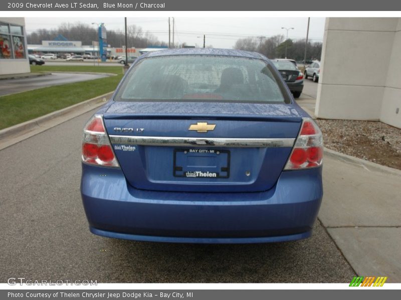 Blue Moon / Charcoal 2009 Chevrolet Aveo LT Sedan