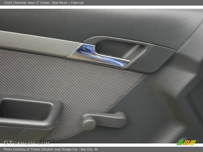 Blue Moon / Charcoal 2009 Chevrolet Aveo LT Sedan