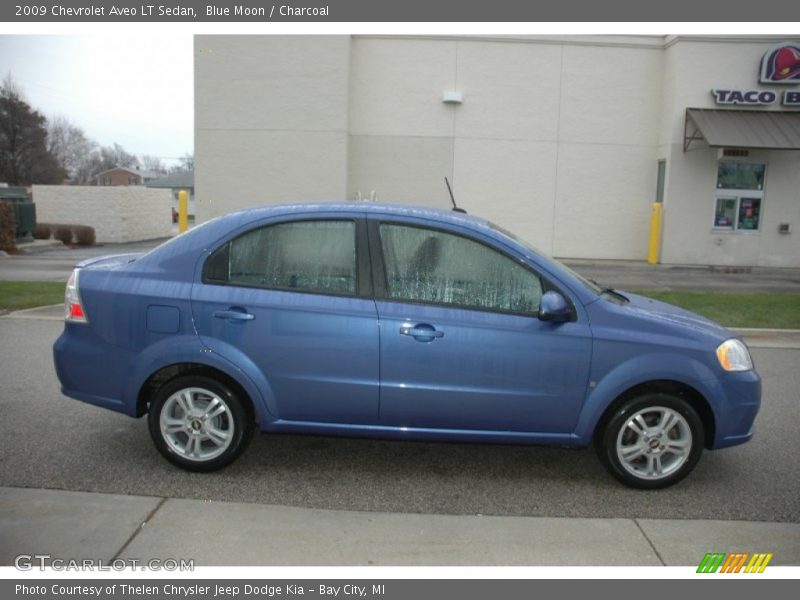 Blue Moon / Charcoal 2009 Chevrolet Aveo LT Sedan
